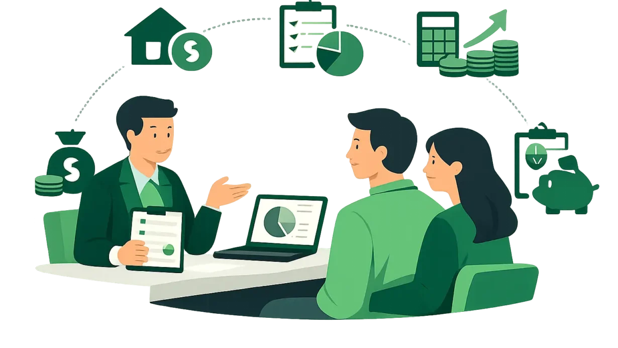Asesor financiero para organizar finanzas