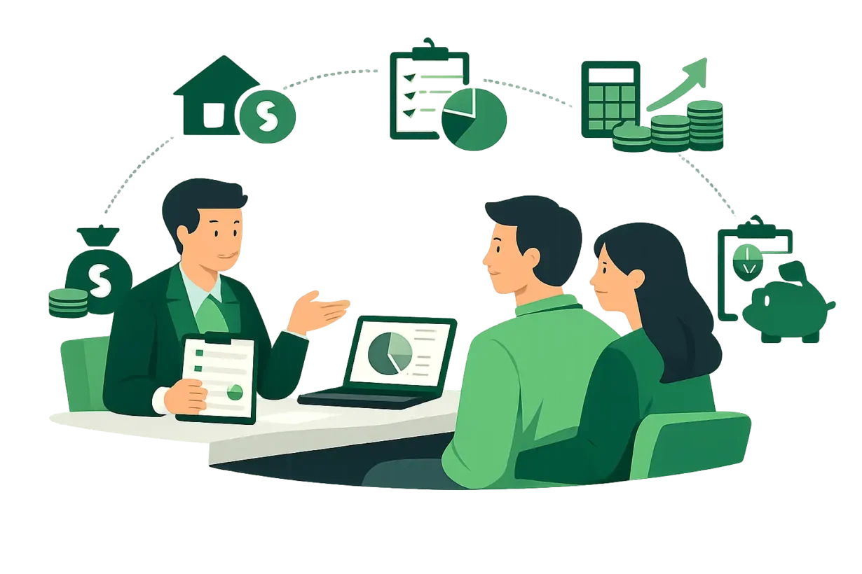 Asesor financiero para organizar finanzas