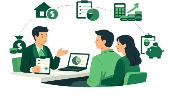 Asesor financiero para organizar finanzas
