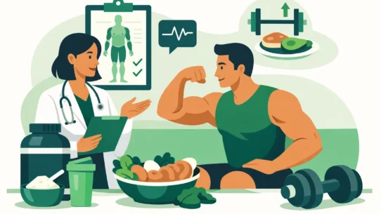 Nutricionista deportivo para ganancia muscular