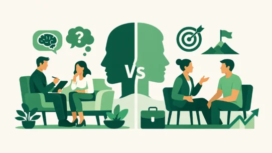 Psicólogo versus coach: cuál elegir según tu caso