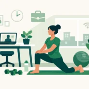 Rutina de ejercicio para teletrabajo que sí cabe